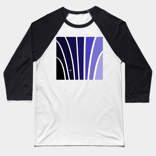 Art Deco Blue #minimal #art #design #kirovair #buyart #decor #home Baseball T-Shirt by Kirovair